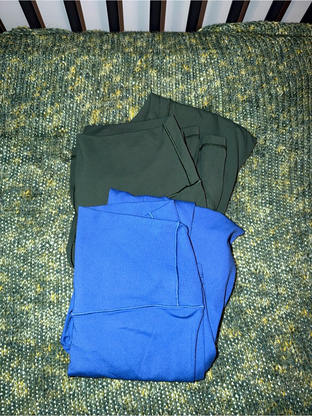 Offline by aerie Blue and Dark Green Leggings Duo